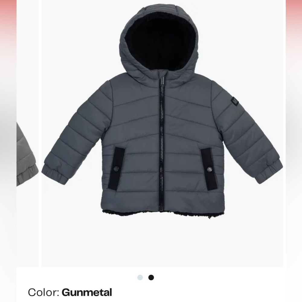 New Michael Kor’s Kids Gray Puffer Jacket